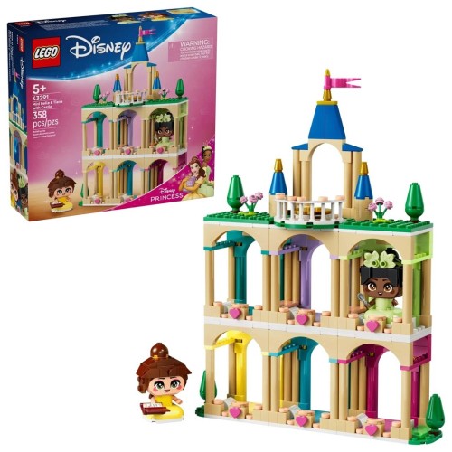 LEGO Disney 43291 - Mała Bella i Tiana z zamkiem