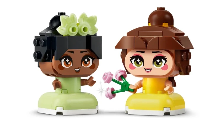LEGO Disney 43291 - Mała Bella i Tiana z zamkiem