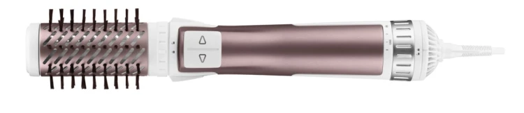 Rowenta Brush Activ Premium Care CF9540 Szczotka z gorącym powietrzem Ciepły Aluminium, Metaliczny, Biały 1000 W 1,8 m