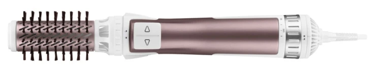 Rowenta Brush Activ Premium Care CF9540 Szczotka z gorącym powietrzem Ciepły Aluminium, Metaliczny, Biały 1000 W 1,8 m