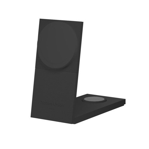 Bezprzewodowa ładowarka Qi2 15W do trzech urządzeń kompatybilna z MagSafe, adapter oraz wtyczki EU i UK w zestawie (black)
