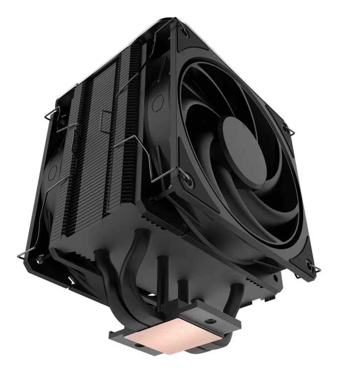 Cooler Master V4 Alpha 3DHP Black Procesor Chłodnica powietrza 12 cm Czarny 1 szt.