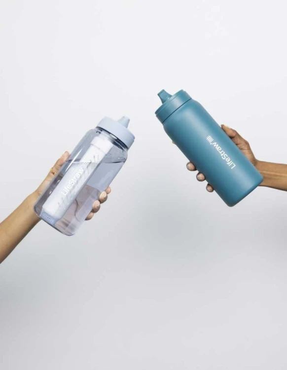 LifeStraw Go Series Codzienne użytkowanie 650 ml Plastik Wiśnia (owoc), Różowy, Przezroczysty