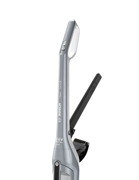 Bosch BCH3P210 okurzacz na kiju/szczotka elektryczna Odkurzacz stojący 2 w 1 AC/Bateria Suchy Bez worka 0,4 l Czarny, Szary