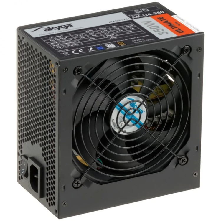 Akyga AK-U4-350 moduł zasilaczy 350 W 20+4 pin ATX ATX Czarny