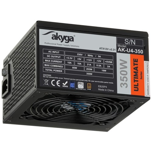 Akyga AK-U4-350 moduł zasilaczy 350 W 20+4 pin ATX ATX Czarny