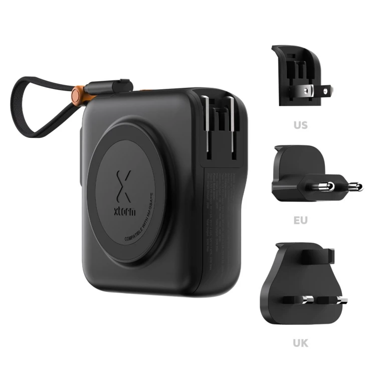 Xtorm XTPP101 bank mocy Litowo-polimerowy (LiPo) 10000 mAh Bezprzewodowe ładowanie Czarny