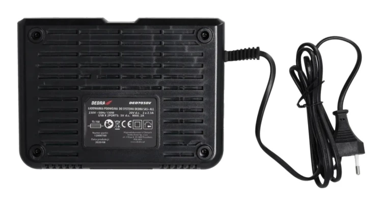 DEDRA DED7038V bateria/ładowarka do elektronarzędzi Ładowarka do baterii