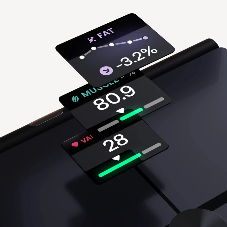 Withings WBS16-BLACK-ALL-INT waga Kwadrat Czarny Elektroniczna waga osobista