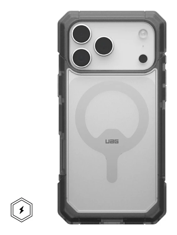 Urban Armor Gear 114522114G31 pokrowiec na telefon komórkowy 17,5 cm (6.9") Popiół, Przezroczysty