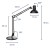 MAUL MAULstudy lampa stołowa E27 6,4 W LED D Czarny