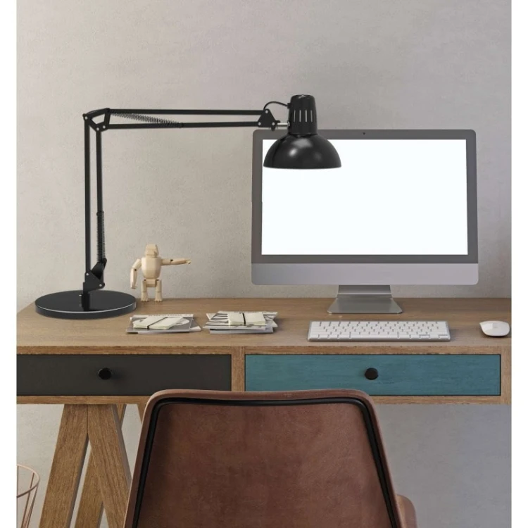 MAUL MAULstudy lampa stołowa E27 6,4 W LED D Czarny