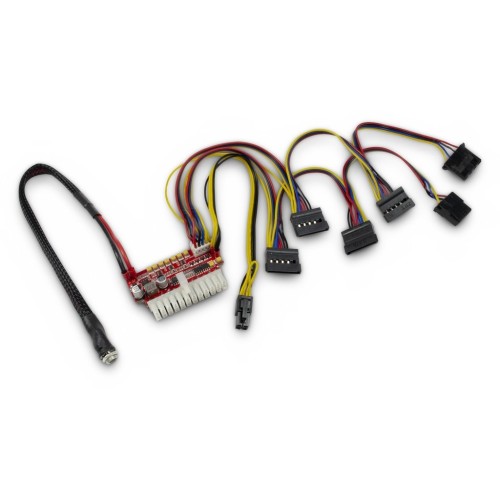 Inter-Tech 88882190 moduł zasilaczy 200 W 20+4 pin ATX Czarny