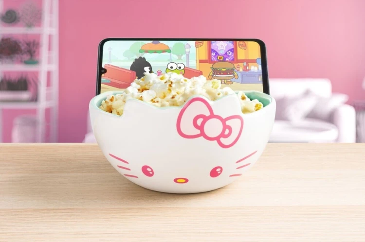 PP HELLO KITTY STREAMING SNACK BOWL