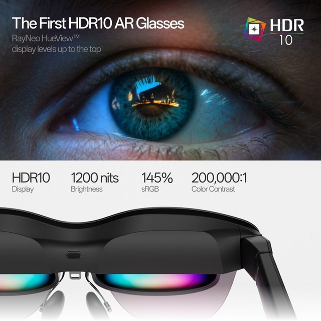 RayNeo Air 4 Pro AR okulary smart Wbudowana kamera/aparat