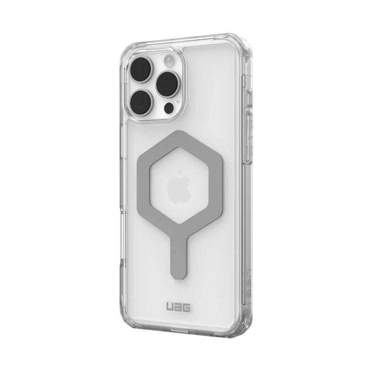 Etui UAG Urban Armor Gear Plyo MagSafe do telefonu Apple iPhone 16 Pro Max, Lód (przezroczysty)/srebrny