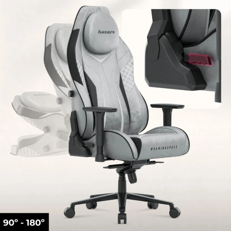 Fotel gamingowy Huzaro Force 8.3 Grey