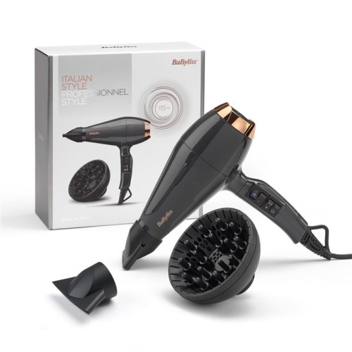 BaByliss 6719DE suszarka do włosów 2200 W Czarny