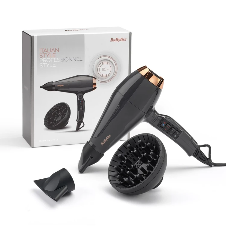 BaByliss 6719DE suszarka do włosów 2200 W Czarny