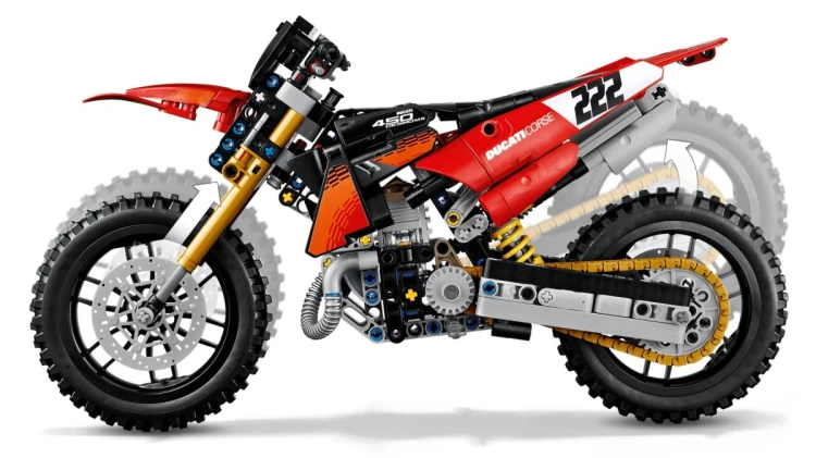 LEGO TECHNIC 42238 Motocykl Ducati Desmo450 MX Factory