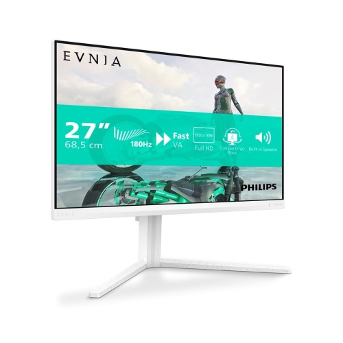 Monitor komputerowy Philips Evnia 27M2N3201A/00 68,6 cm (27") 1920 x 1080 px Full HD LCD Biały