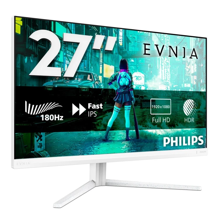 Monitor komputerowy Philips Evnia 27M2N3201A/00 68,6 cm (27") 1920 x 1080 px Full HD LCD Biały