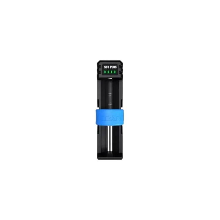 XTAR ŁADOWARKA DO AKUMULATORÓW SZYBKA 3.7V/1.2V USB-C POWER BANK - 1 KANAŁ SC1+
