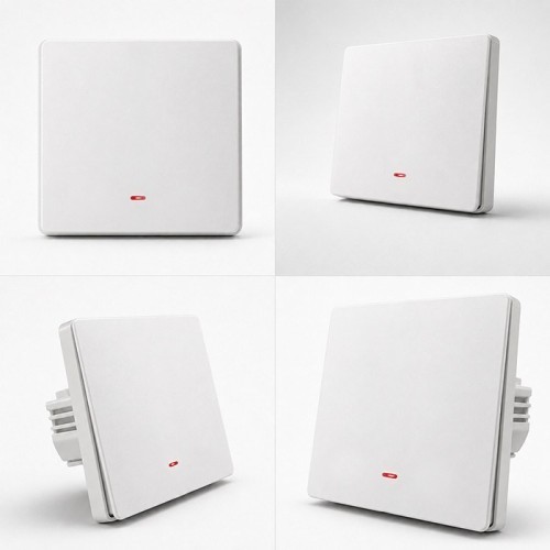 QOLTEC WŁĄCZNIK/WYŁĄCZNIK ŚWIATŁA | 1-KANAŁOWY | WI-FI | TIMER | TUYA | BIAŁY