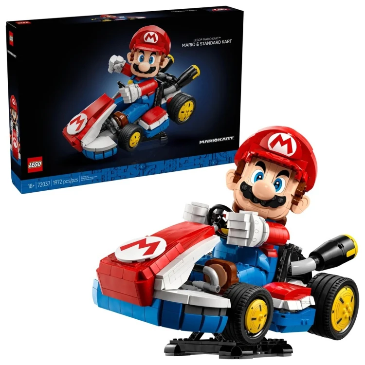 LEGO Super Mario 72037 - Mario Kart: Mario i Standard Kart
