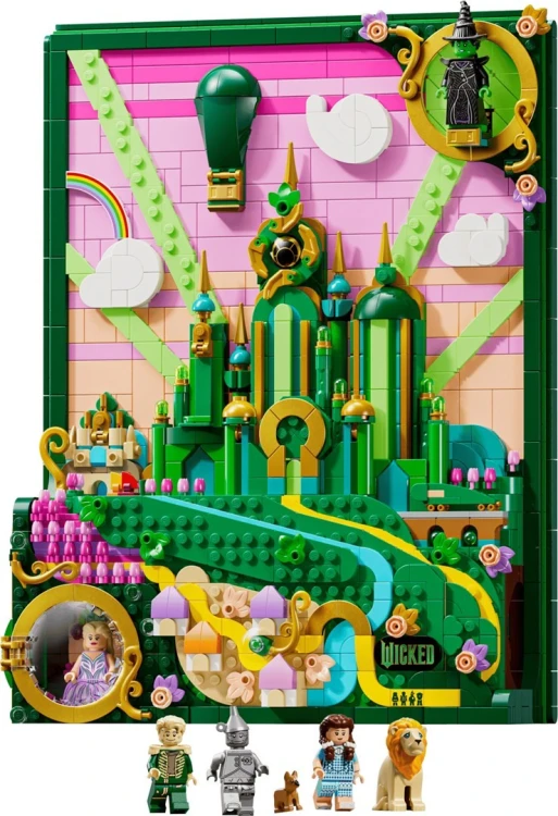 LEGO Wicked 75685 - Obraz Emerald City