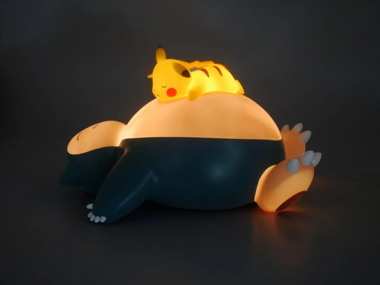 TF POKEMON LIGHT-UP FIGURE - SNORLAX & PIKACHU 25 CM