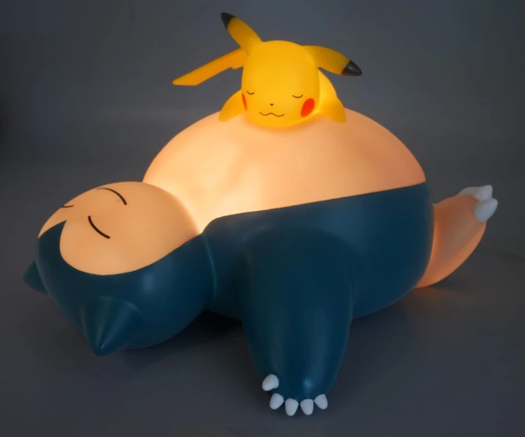 TF POKEMON LIGHT-UP FIGURE - SNORLAX & PIKACHU 25 CM