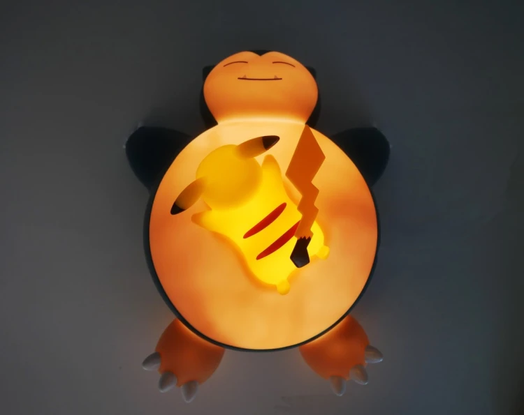 TF POKEMON LIGHT-UP FIGURE - SNORLAX & PIKACHU 25 CM
