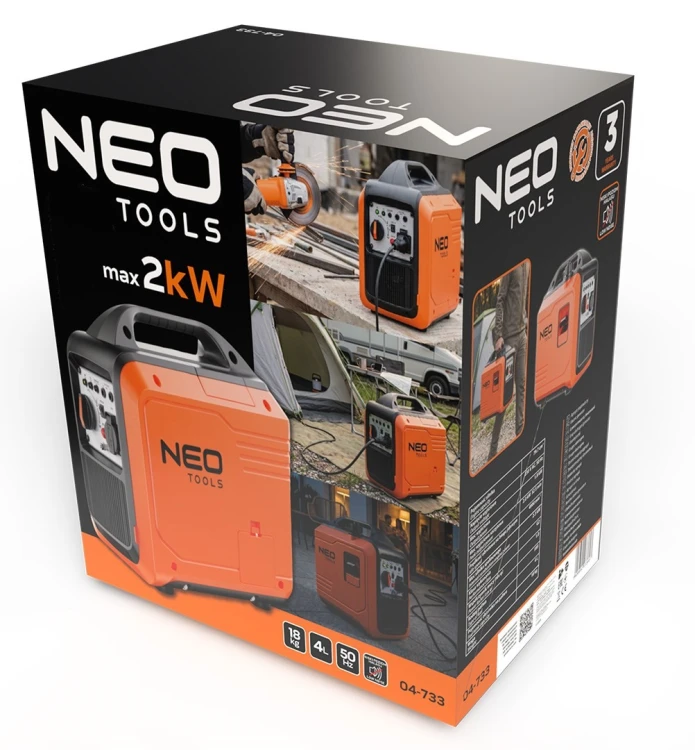 NEO TOOLS Agregat prądotwórczy inwertorowy 2000W