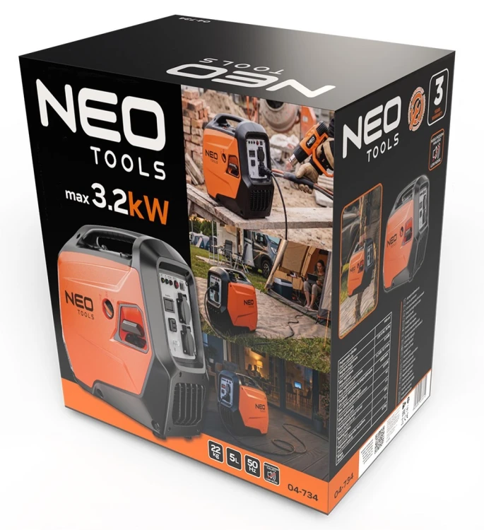 NEO TOOLS Agregat prądotwórczy inwertorowy 3200W