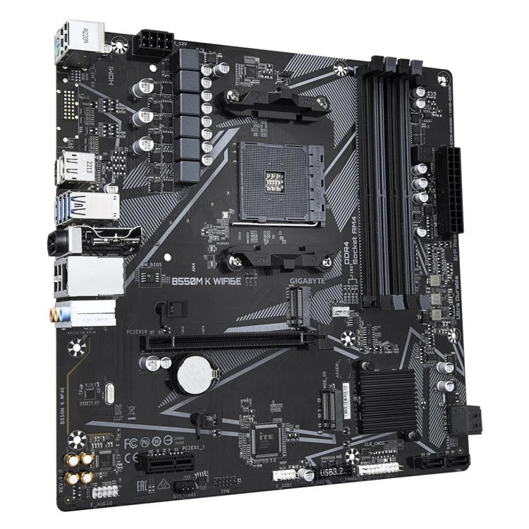GIGABYTE B550M K WIFI6E AMD B550 Socket AM4 micro ATX