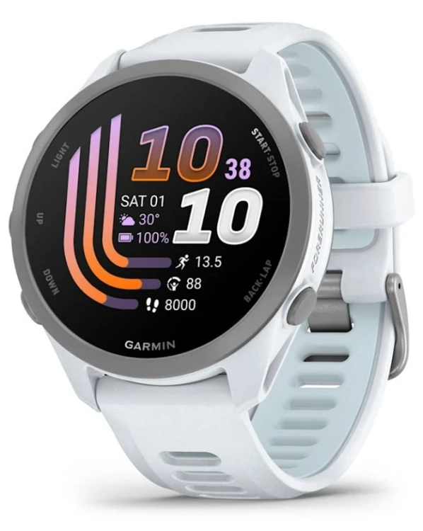 Zegarek Garmin Forerunner 170 42,6mm Music Whitestone Cloud Blue