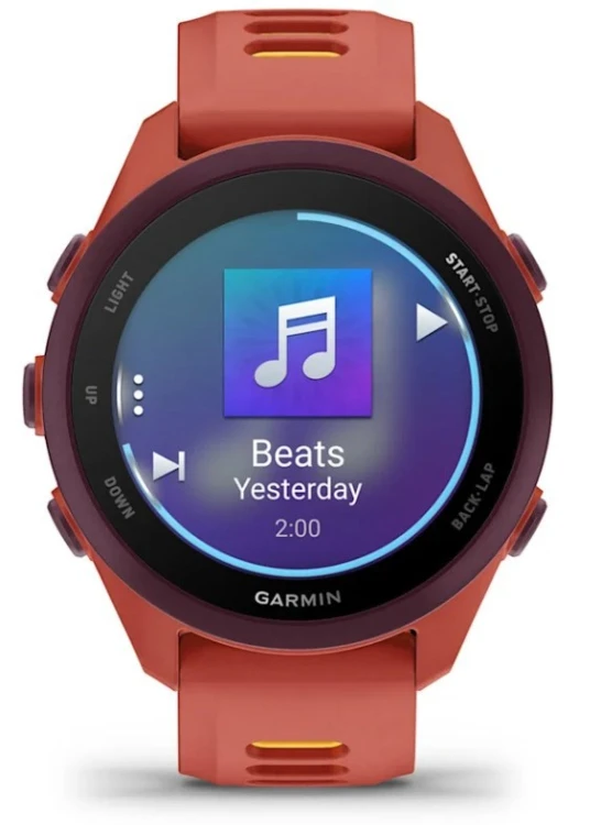 Zegarek Garmin Forerunner 170 42,6mm Music Red Pink Mango