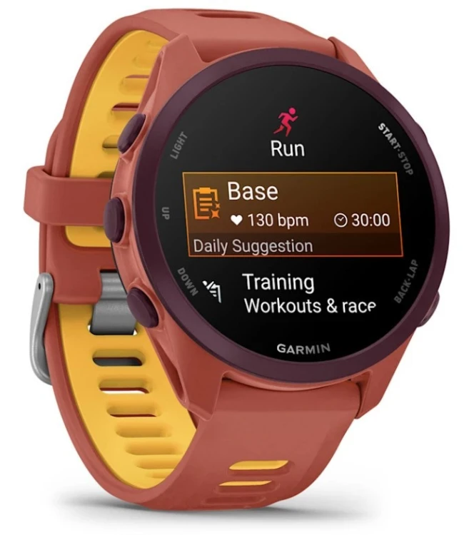 Zegarek Garmin Forerunner 170 42,6mm Music Red Pink Mango