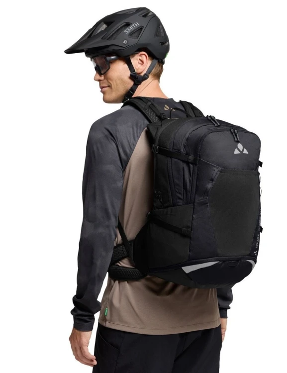 VAUDE Bike Alpin 28+5 plecak Plecak sportowy Czarny Poliamidowy, Poliuretan (PU), Poliester