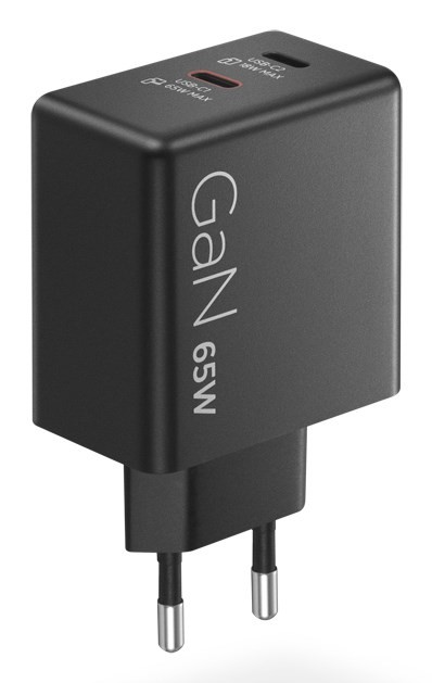 Podwójna ładowarka Lenovo USB-C 65 W GaN — UE | Złącze USB-C | Ładowarka