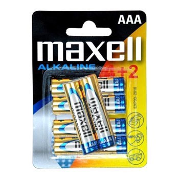 Maxell Baterie alkaliczne ALKALINE LR03 LR3 AAA BLISTER 1,5V x 4 szt.+ 2 szt.