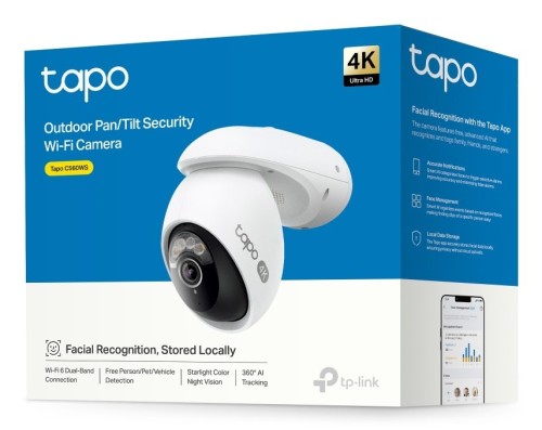 TP-Link Tapo C560WS Zewnętrzna, obrotowa kamera