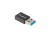LANBERG ADAPTER USB-C(F) 3.1->USB-A(M) OTG CZARNY