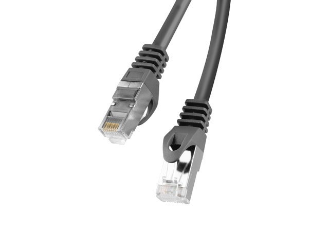 LANBERG PATCHCORD KAT.6 FTP 3M CZARNY FLUKE PASSED
