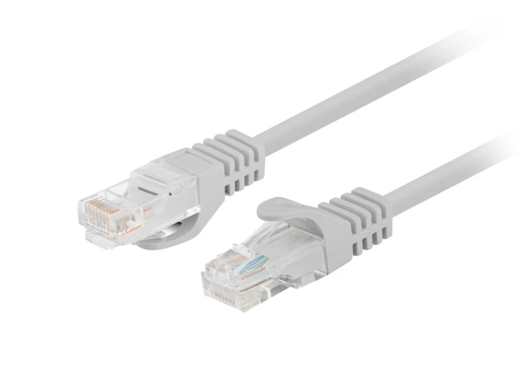 LANBERG PATCHCORD KAT.6 UTP 7.5M SZARY FLUKE PASSED