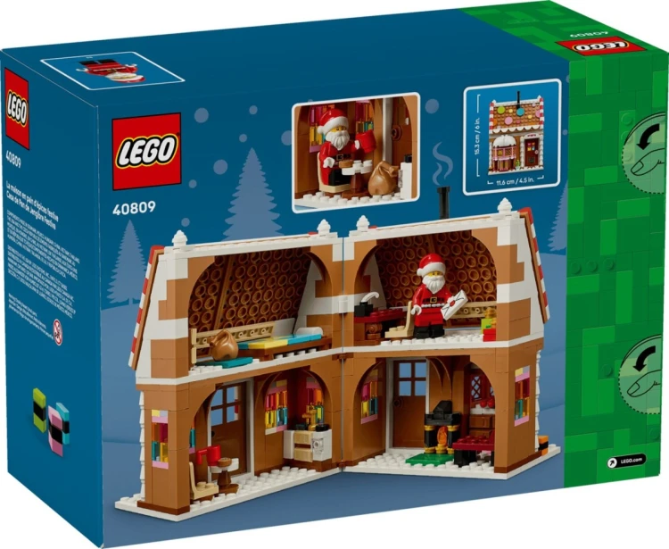 LEGO Inne 40809 - Świąteczna chatka z piernika