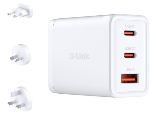 D-Link DCP-651 ładowarka do urządzeń przenośnych Uniwersalne Biały Prąd przemienny Szybkie ładowanie Wewnętrzna