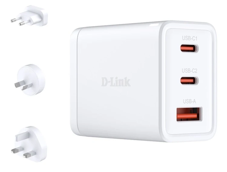 D-Link DCP-651 ładowarka do urządzeń przenośnych Uniwersalne Biały Prąd przemienny Szybkie ładowanie Wewnętrzna