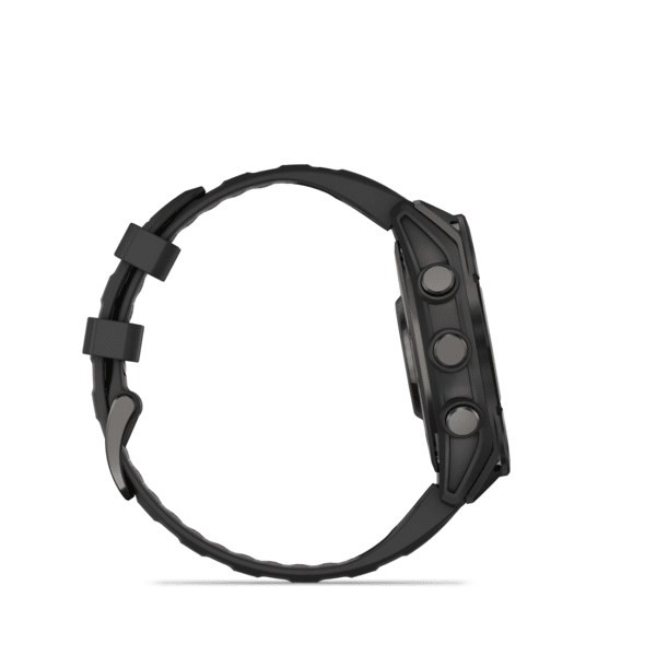Garmin fenix 8 3,56 cm (1.4") AMOLED 47 mm Cyfrowy 454 x 454 px Ekran dotykowy Czarny Wi-Fi GPS